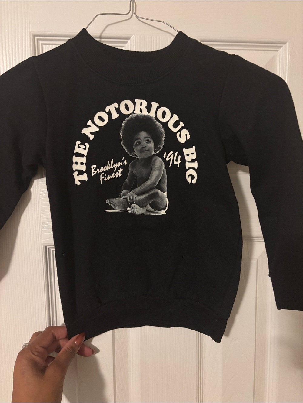 Kids Black 'The Notorious Big' Graphic Sweatshirt - Black